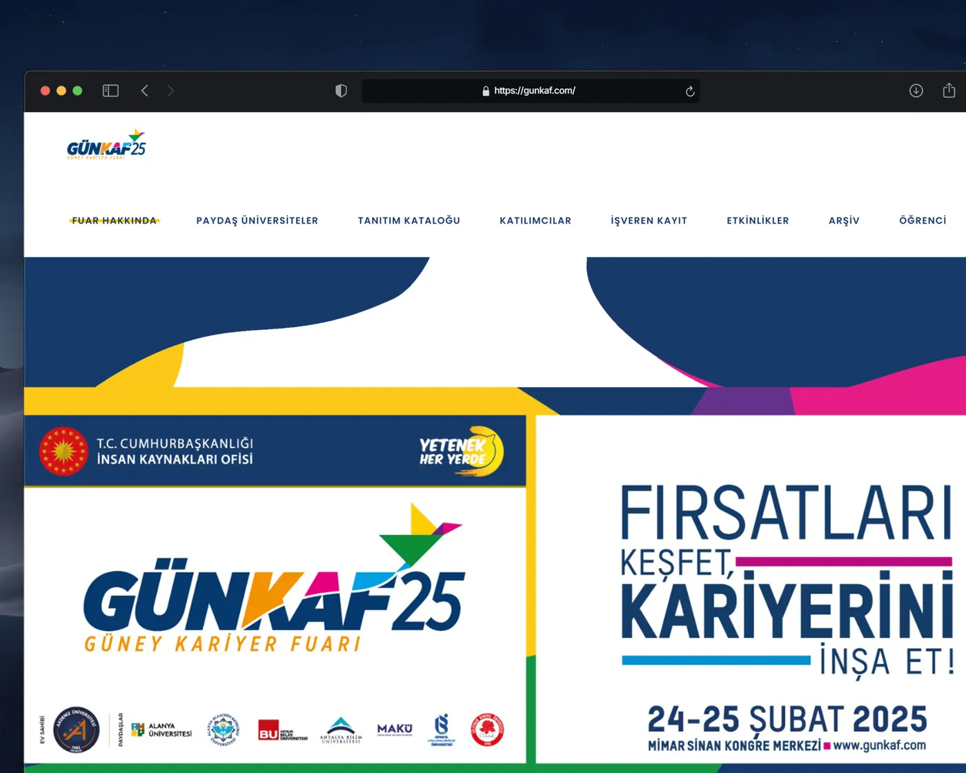 Günkaf 25 Web Sitesi
